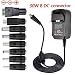 Produktbild (UK)Universal Power Adapter, 30 W 2000 mA universal AC/DC Adapter Schaltnetzteil mit 8 Wählbaren Adapter Tipps & Micro USB Stecker, für 3 V auf 12 V Haushalt Elektronik und LED Strip  8 DC Tipps