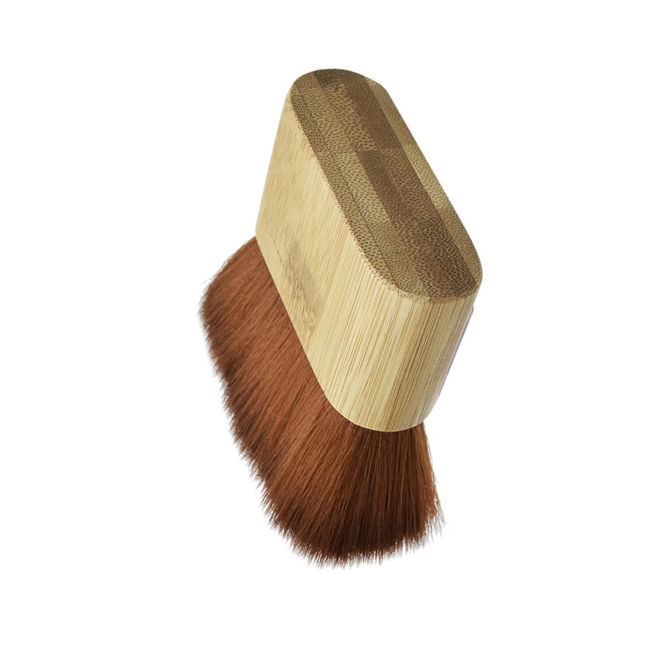 KALLORY 3pcs Kits Handle Cleaning Tool Large Hairbrush Store Neck Home Broken Face Hair Shaving Brush Hairdressing Salon for Nylon Styling Base Cutting Barber Duster Wooden Removal