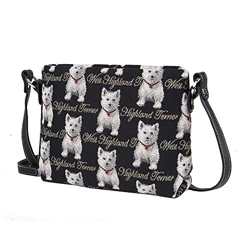 Image of Signare Tapestry Crossbody Bag Sling Shoulder Purse for Women
