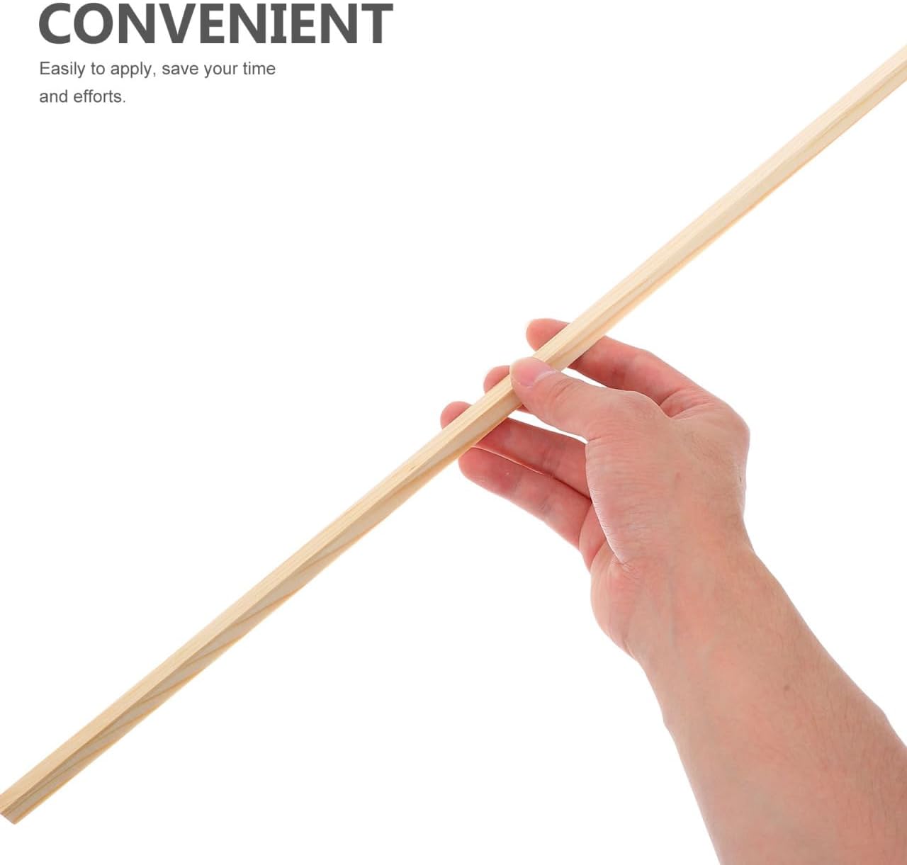 10 Pcs Window Molding Trim Wooden Window Trim Strips for Screen Doors and Interior or Exterior Frame Decor DIY Molding Strip Decor 19.68 in Length