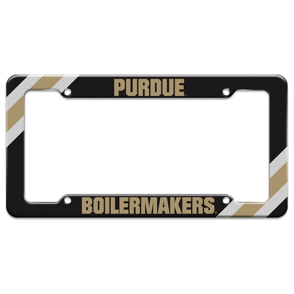 GRAPHICS & MORE Purdue Boilermakers Corner Stripes License Plate Tag Frame