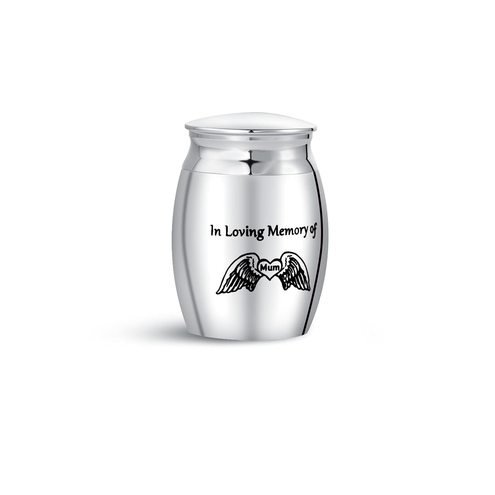 Minijewelry In Loving Memory Of Mum Mini Cremation Urns For Ashes Mother Mom Family Stepmother Funeral Sepulchral Cinerary Keepsake Memorial Holder