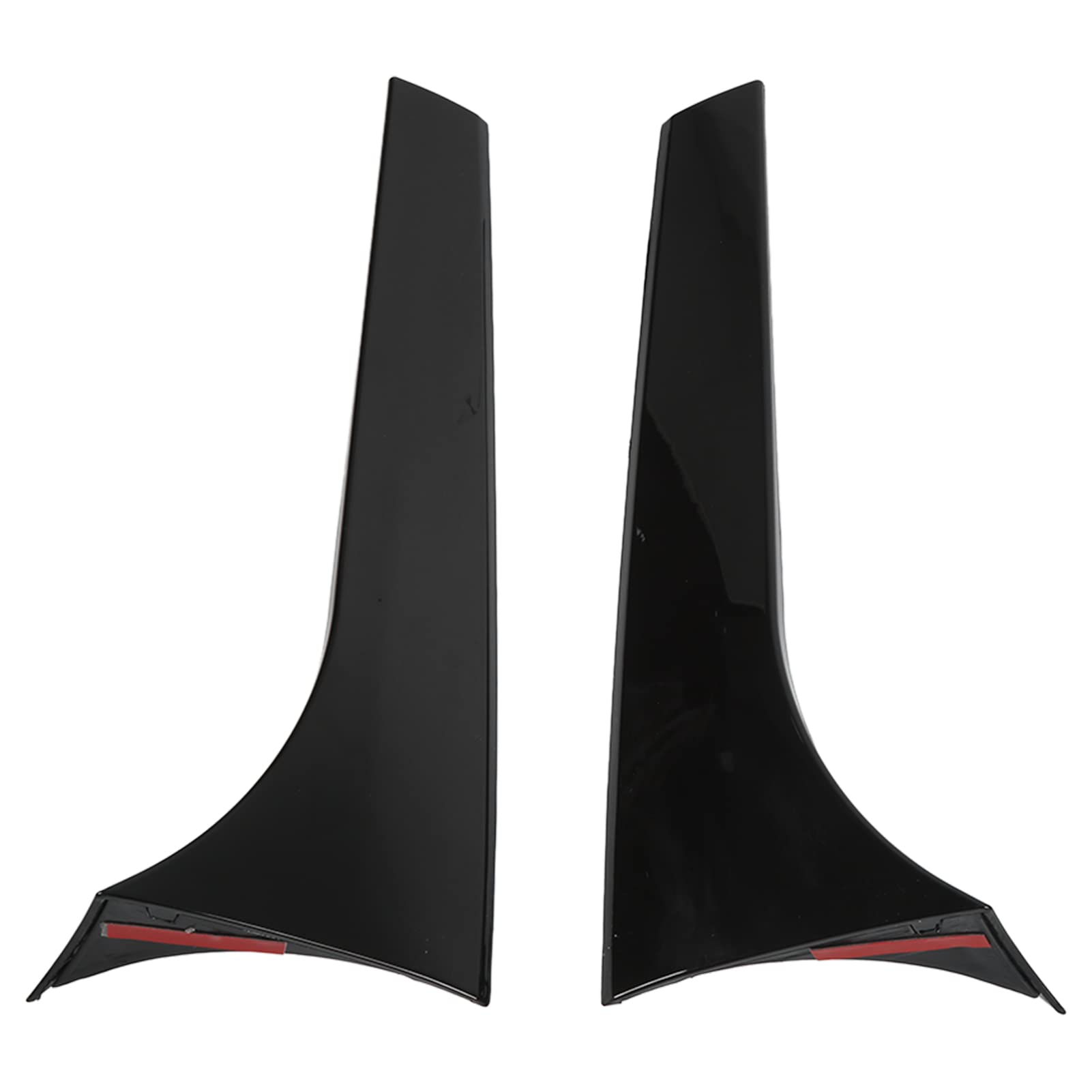 Qiilu Spoiler Laterale Lunotto Posteriore 1 Paio di Sostituzione Spoiler Laterale Lunotto Posteriore Sinistro Destro Nero Lucido per Mercedes Benz Classe B W246 B180 B200 2012‑2018