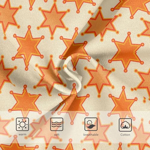 Little Girl Underwear Toddler Panties Kids Undies Cowgirl Badge Star Soft Cotton Briefs 2T-8Y3