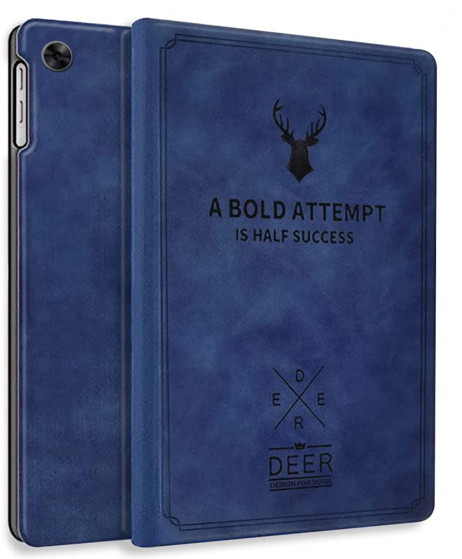Robustrion Cover for Realme Pad 10.4 inch Cover Case Deer Pattern Flip Realme Pad Tablet Cover - Deer Blue (B09KTKTR9H) Amazon Price History, Amazon Price Tracker