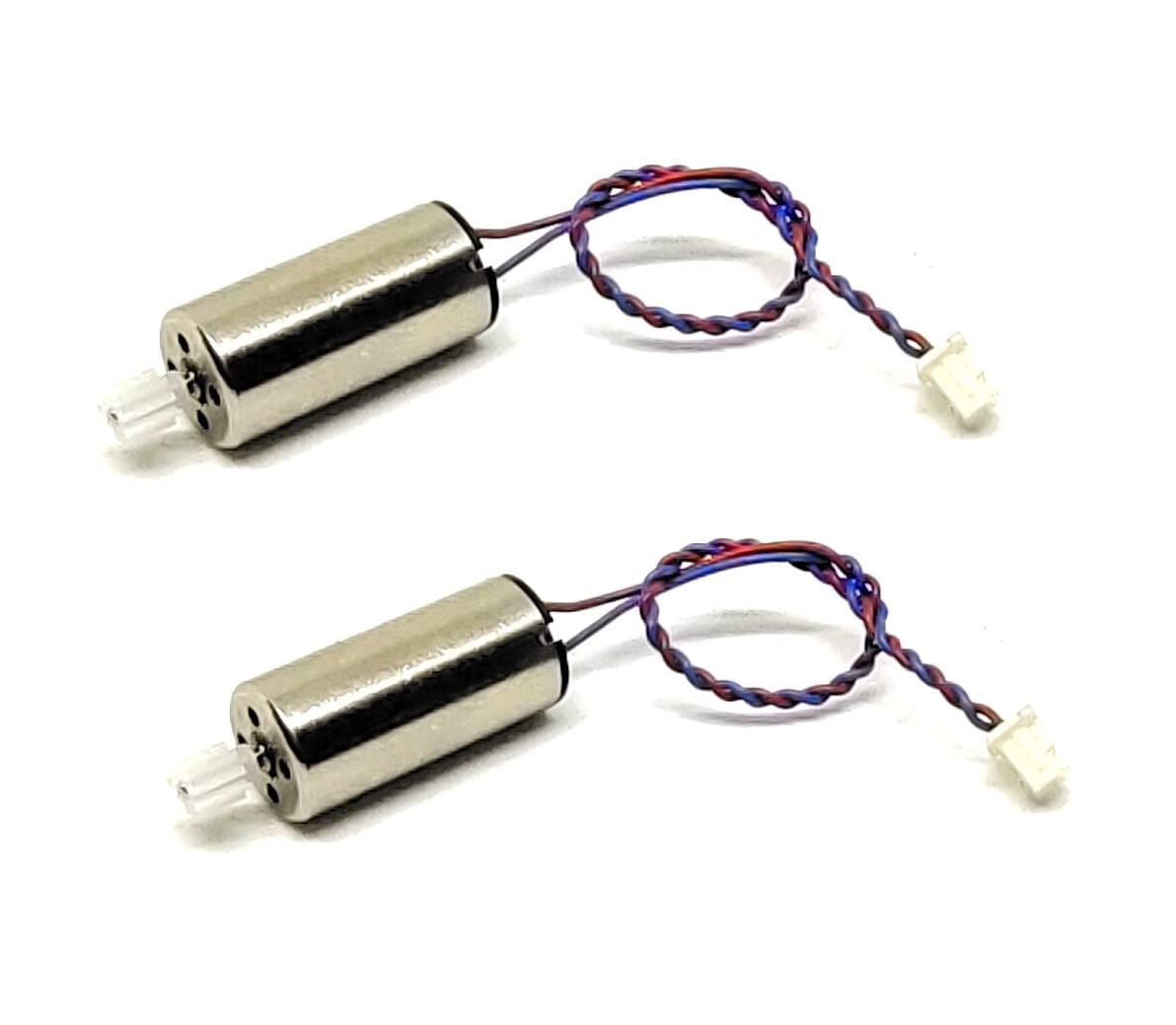 INVENTO 2pcs 3.7V 8x16mm 816 Micro Coreless High Speed DC Motor with 11 teeth Plastic Gear mounted for Quadcopter Helicopter Tiny RC Toy Drones