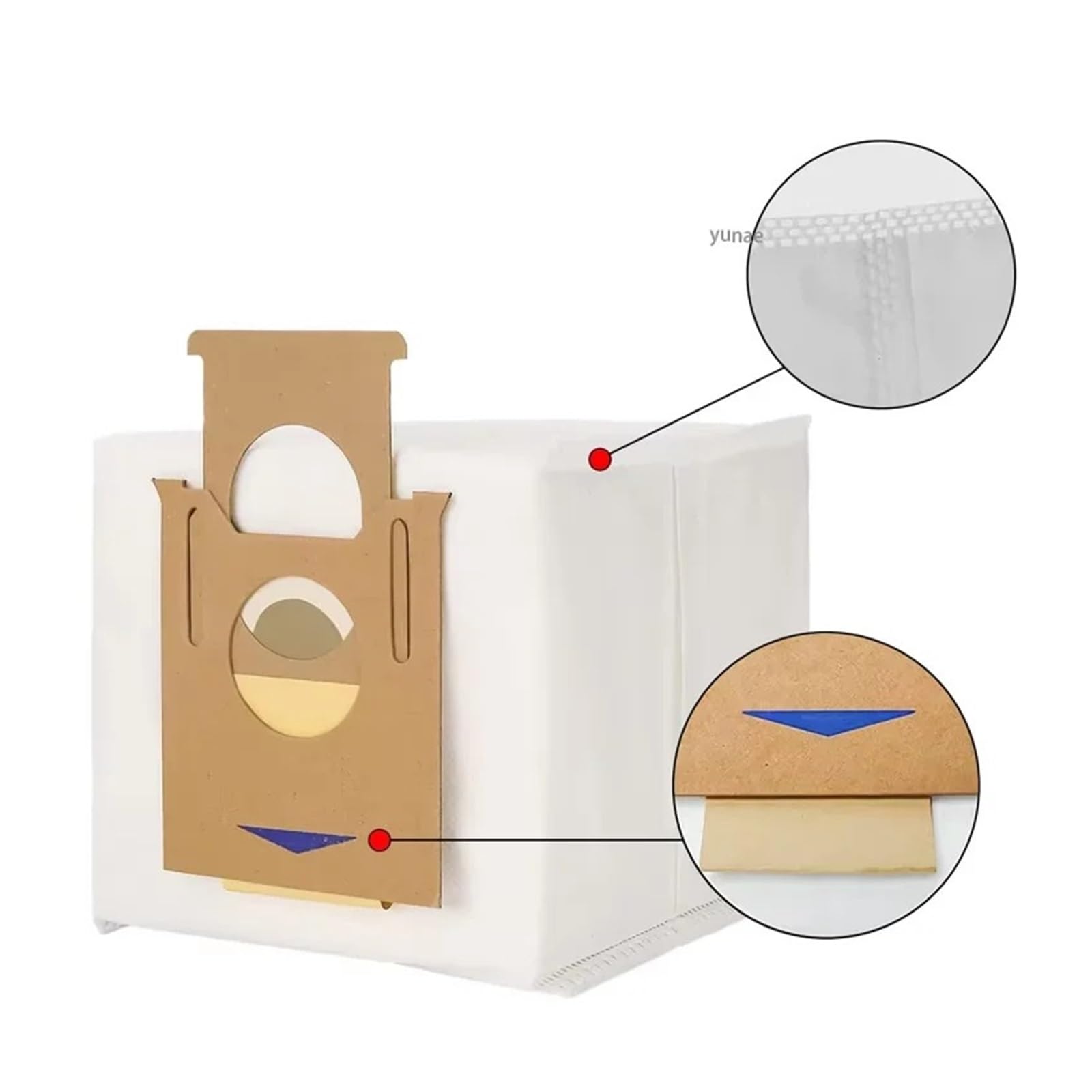 Worek na kurz kompatybilny z ECOVACS Deebot OZMO T9/T9+/T9 Plus T8/T8+/T8 AIVI N8 AIVI+ N9 N10 N8 Pro Plus Robot Vacuum Cleaner zamiennik(15PCS)