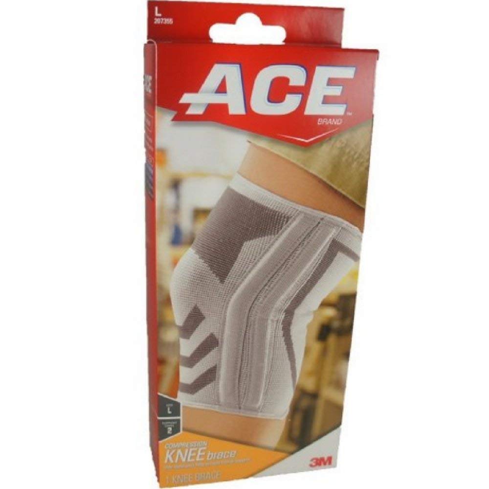 Ace Brand Plus Knee Brace / Support With Stabilize, Large - 1 Ea (Pack of 2)2