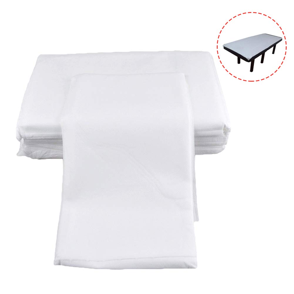 100 Disposable Massage Table Sheet, Spa Bed Sheets, Beauty Couch Cover Cosmetic Bed Sheet Covers For Beauty Salon, Massage, Tattoo, Hotels(80 X 180cm)