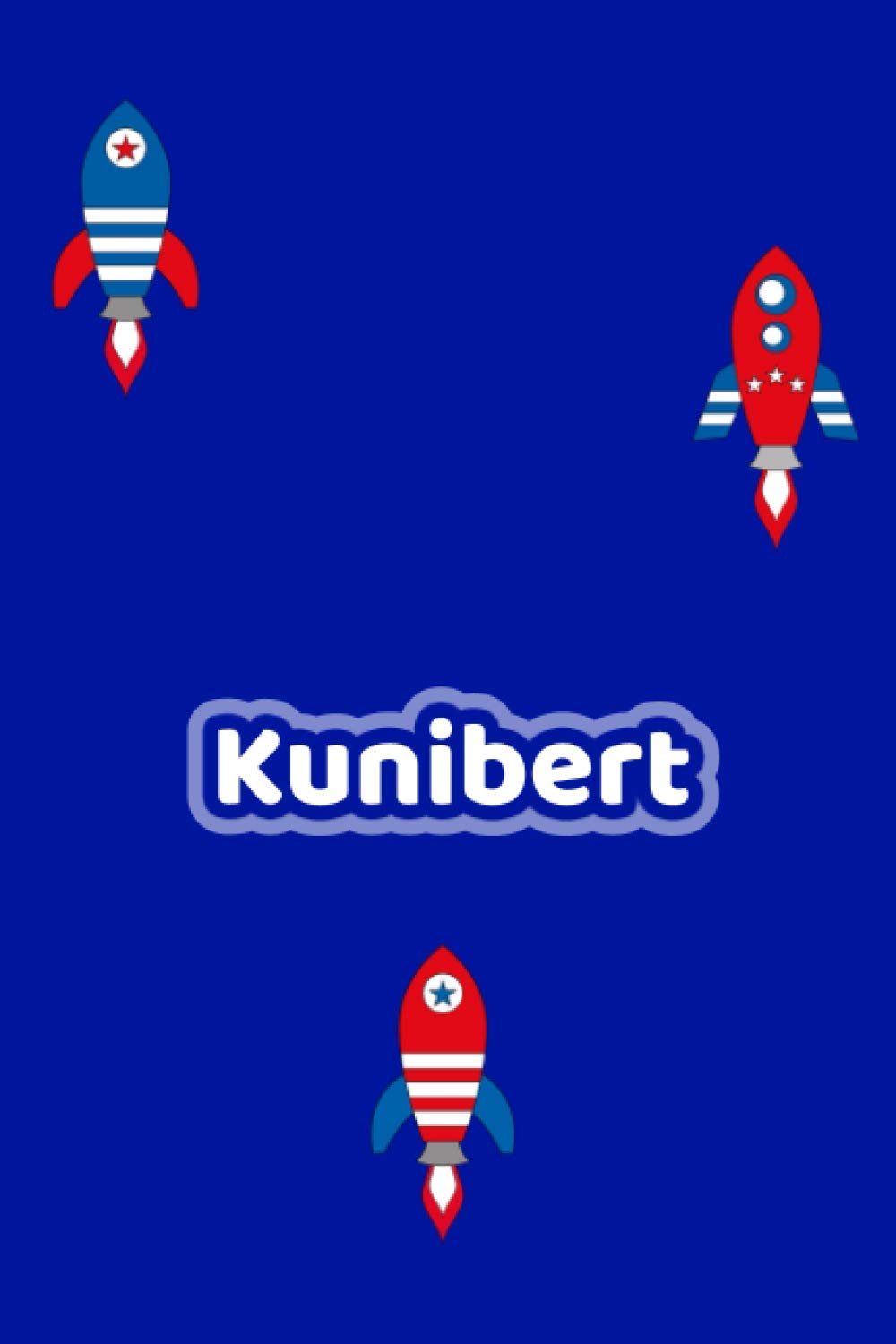 Kunibert: Personalisiertes Vornamen Notizbuch / Tagebuch - 120 Seiten - Punkteraster - Format 6x9 ca. DIN A5