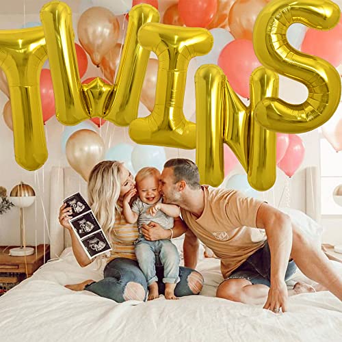 Image of TONIFUL 40 Inch Large Gold Letter S Balloons, Helium-Filled Mylar Big Balloons for 2026 New Year Eve Graduation Wedding Baby Shower Birthday Party & Anniversary Celebrations