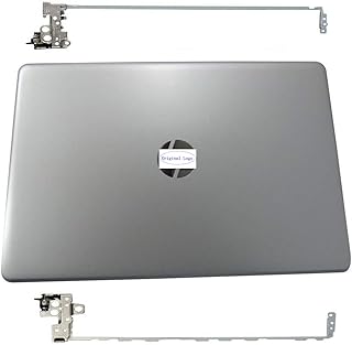 Original New Replacement for HP 15-BS 15-BW 15T-BR 15Z-BW 15T-BS 15G-BR 15Q-BU 15Q-by bs031wm 15-bs052la 15-bs105la Laptop LCD Cover Back Rear Top Lid w/Hinges L03439-001 924892-001 Silver