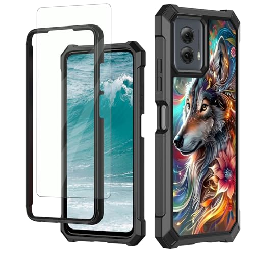 Coque Moto G Stylus 5G 2024 robuste verre trempé écran protection antichoc rigide Rossy