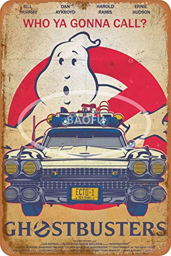 Wild boy Ghostbusters! Ancien Rétro La publicité métal étain Personnage Mur Plaques de Original café Bar Pub Carnaval