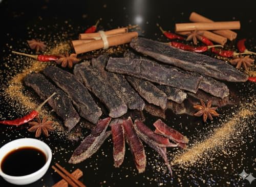 Edelfleisch 5x100 Gramm Beef Jerky Biltong geschnitten 10 Sorten zur Auswahl