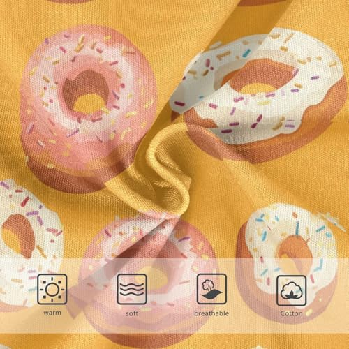 Wusikd Doughnuts Girls' Underwear Cotton Color Girls Briefs Soft Toddler Underwear 2T3