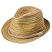 Produktbild Harpily Frau Bohemia Rainbow Striped Jazz Hut,Straw Hat Beach Sun Hat Im Freien Sonnenhut Sport Hut Coco Sonnenhut Hut Herren Hut Damen Sommer