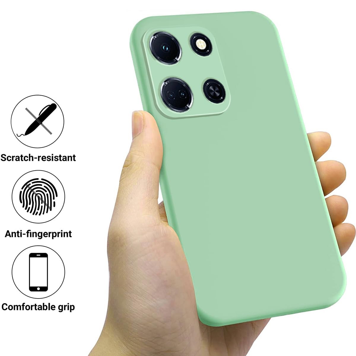 2 Custodie Trasparenti In Silicone Morbido Per Infinix Note 30 VIP - Anti-ingiallimento, Sottili