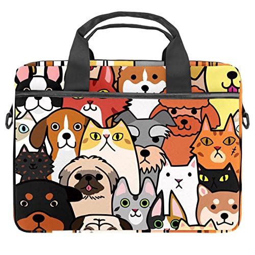 Sac ordinateur portable 13.3 pouces bandoulière housse PC 14 pouces motifs animaux