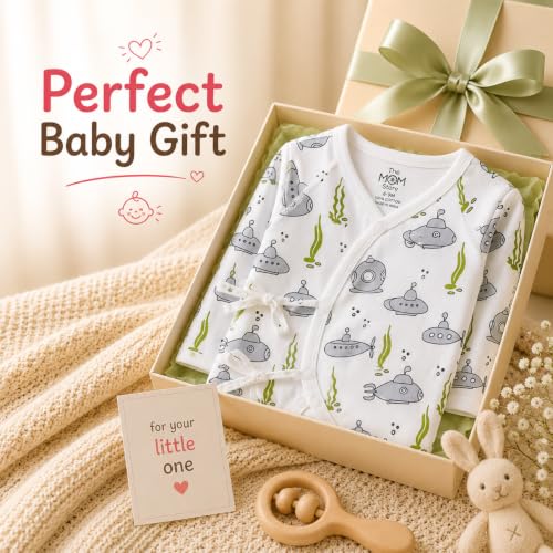 Image of The Mom Store Baby Romper Jabla Style Combo For Boys And Girls | Cotton | Soft Infant Bodysuit | Trendy Stylish Sleepwear For Newborn Baby | Printed | Unisex Comfortable Everyday Baby Wear