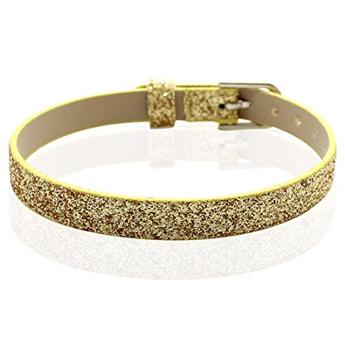 100Pcs Mix Colors 8Mm Slide Wristbands/Bracelets For 8Mm Slide Letters,Jewelry Making Charms-Diy Supplies #TOP5