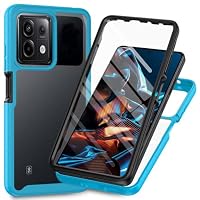 Motorola Moto G35 5G Handyhülle – 360° Panzer-Schutz, Transparent, Stoßfest Mit Displayschutz