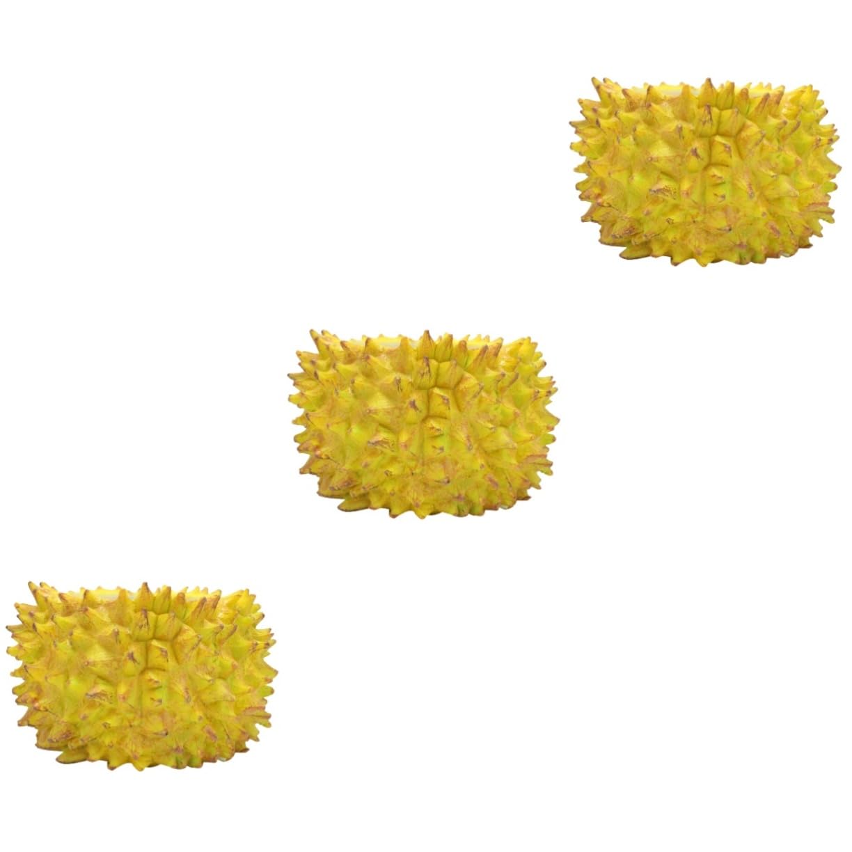 BESPORTBLE 3stücke Durian-Form Blumenvase Aus Harz Dekorativer Pflanzbehälter Für Trockenblumen Tischdeko Und Hochzeitsfeiern Stabil Und Pflegeleicht Modernes Design Für Kreative