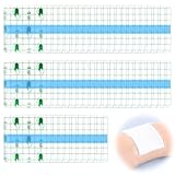 50pcs Transparent Pansement Etanche 6 * 6cm, Pansement Tatouage Respirant pour Plaie de Protection de Bain, Adapté aux Tatouages ​​de Natation et de Bain de Sparadrap Medical en Film PU