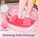 Kids Foot Spa & Nail Kit - Kids Spa Day Kit for Girls with Mask Foot Bath and Nail Dryer - Manicures Pedicure Toy Kit Nails Art Salon Girl Stuff - Christmas Birthday Gifts for 6 7 8 9 10-12 Year Old