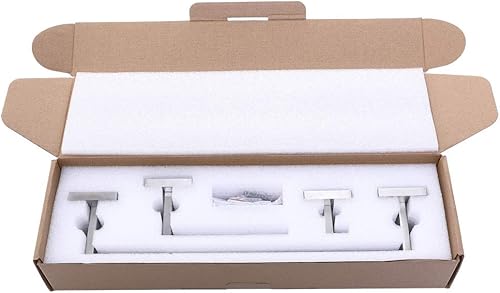 Miniatura 7 de TASTOS Juego de accesorios de baño de 3 piezas de níquel cepillado montado en la pared, juego de accesorios de baño de acero inoxidable de alta