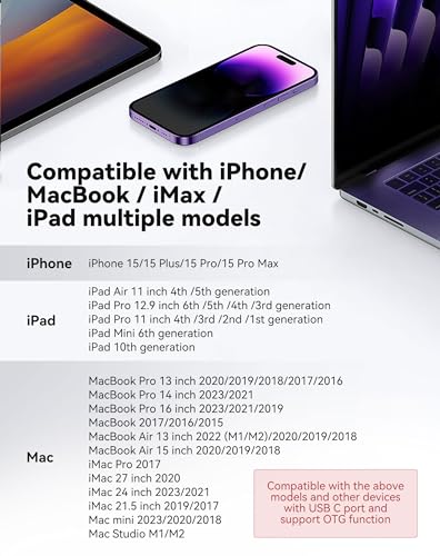 Image of USB C SD Card Reader for 15 /iPad /MacBook /iMac, xdgeLoad 3 Slots Type C Reader Supports SD /Micro SD /CF Compact Flash Memory Card Adapter, Trail Camera Viewer Plug and Play