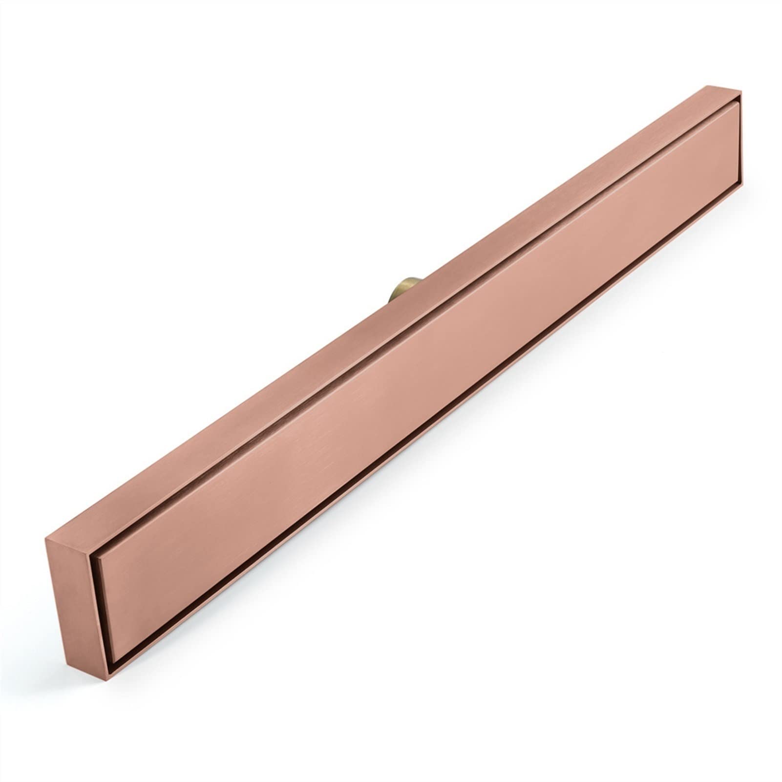 XBTGS Linearer Duschablauf mit Flieseneinsatzrost, 60 cm, professionell, gebürsteter 304 Edelstahl, rechteckig, Duschablauf, Bodendusche, gebürstetes Nickel
