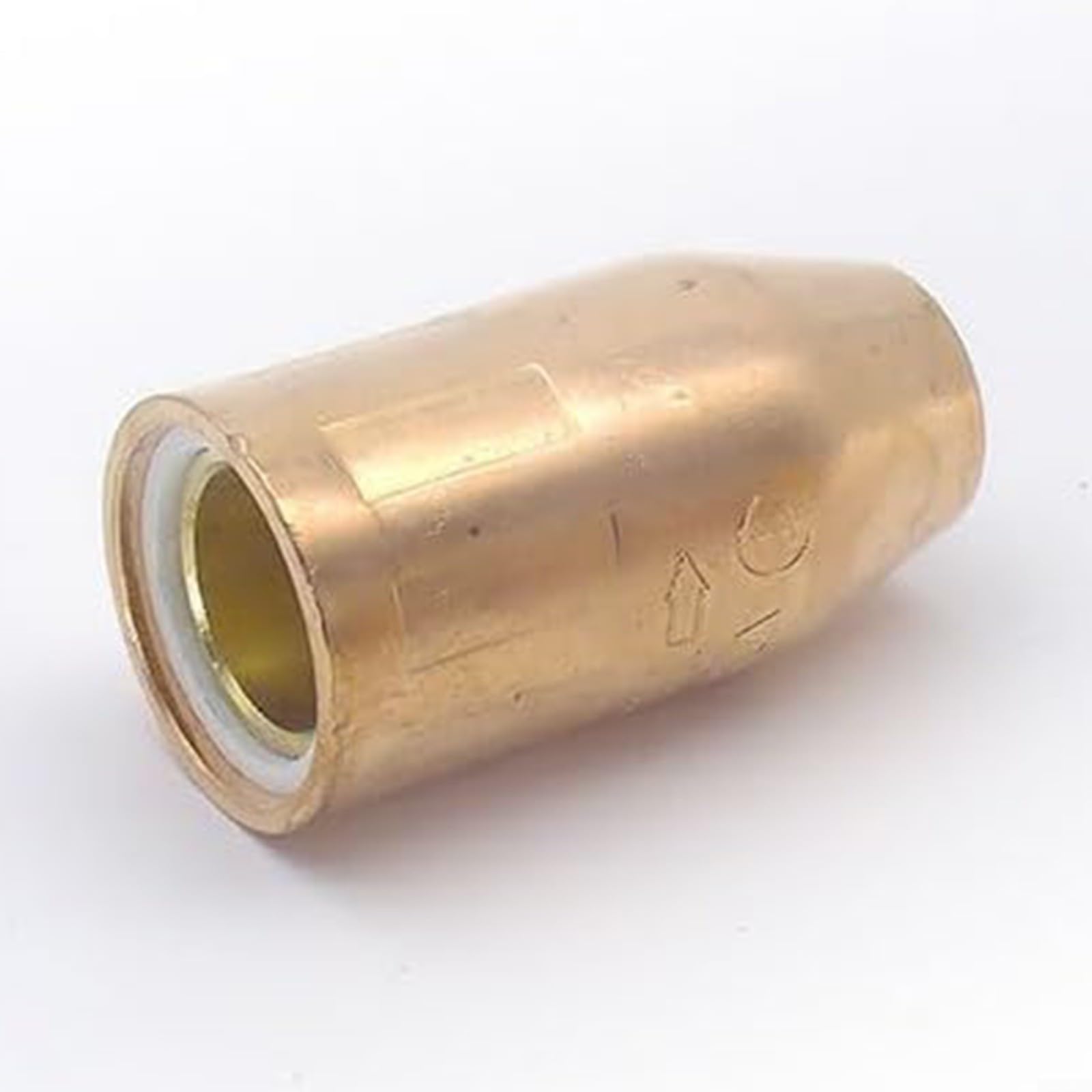 Confezione da 5 ugelli per saldatura MIG VNS50F per Fusion 140 180 220 250, 1/2 pollice filettatura fissa in rame, ugello di ricambio per torcia Velocity Flush – 5 pezzi.