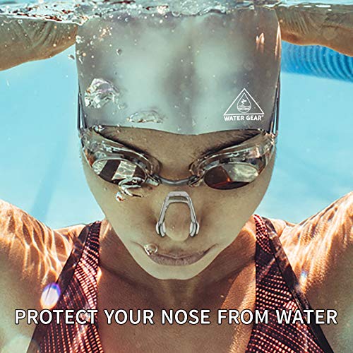 Water Gear Pc Nose Clip Clear Pad/Smoke Clip #TOP1