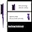 3 Pieces Hair Styling Comb Set Teasing Brush Rat Tail Comb Edge Brush for Edge&Back Brushing, Combing, Slicking Hair for Women (Purple)