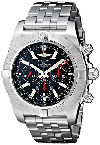 Breitling Men's AB041210/BB48 Chronomat GMT Analog Display Swiss Automatic Silver Watch