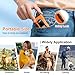 SEDULAN Dog Bark Deterrent Devices Anti Barking Device for Dogs Ultrasonic Bark Stopper Portable Dog Training Tool Indoor Outdoor Up to 50ft Correct Bad Behavior of Own or Neighbor's Dog (Orange)