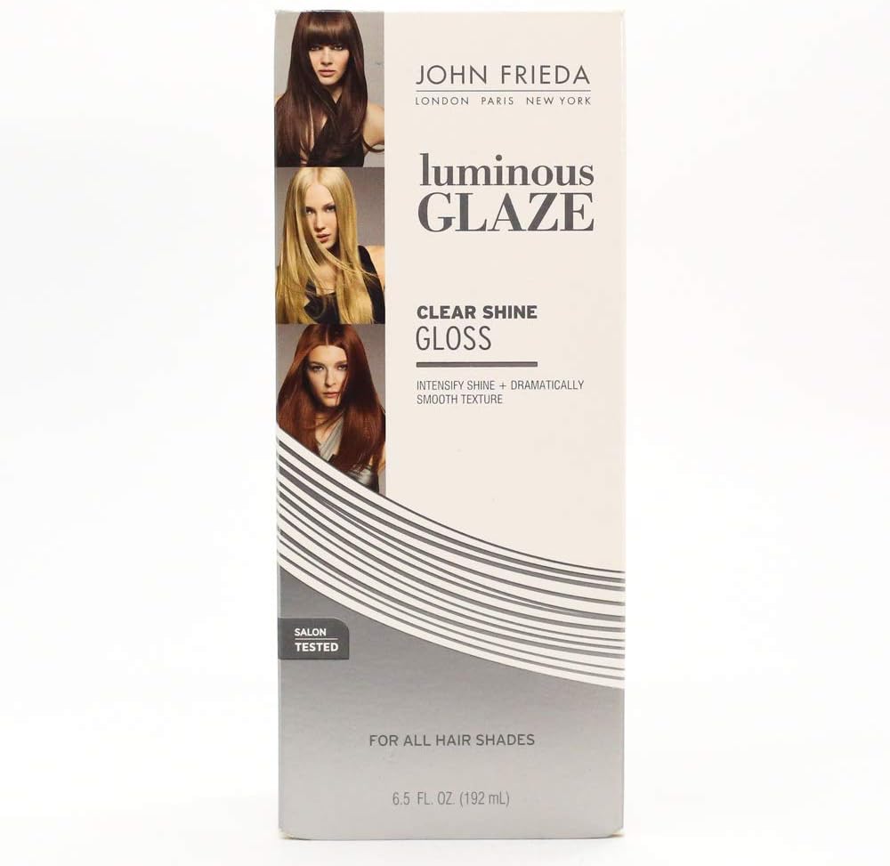 Amazon.com: John Frieda Luminous Glaze Clear Shine Gloss, Anti-Fade ...