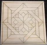 UNFINISHED Barn Quilt Square KIT measuring APPROX 300 MM X 300 MM. Country Decor Quilt. BOHO flair. Can be used for Sign Making, Home Decor, DIY Paint parties, DIY Crafts, or even Door Hangers
