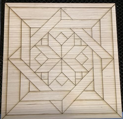 Unfinished Barn Quilt Square Kit image