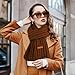 Scarf for Women, Soft Acrylic Winter Scarves, Womens Warm Thick Scarf for Cold Weather, Stylish Design, Unisex Winter Fashion Accessory