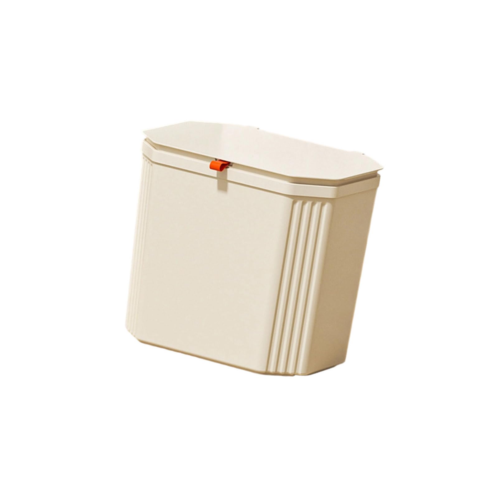 Kalttoy Creamy Vertical Storage Trash Can Storage Shelf For Kitchens Hasslefree Installation Organizes Countertop Perfect For Renters Over Sink Garbage Bag Holders