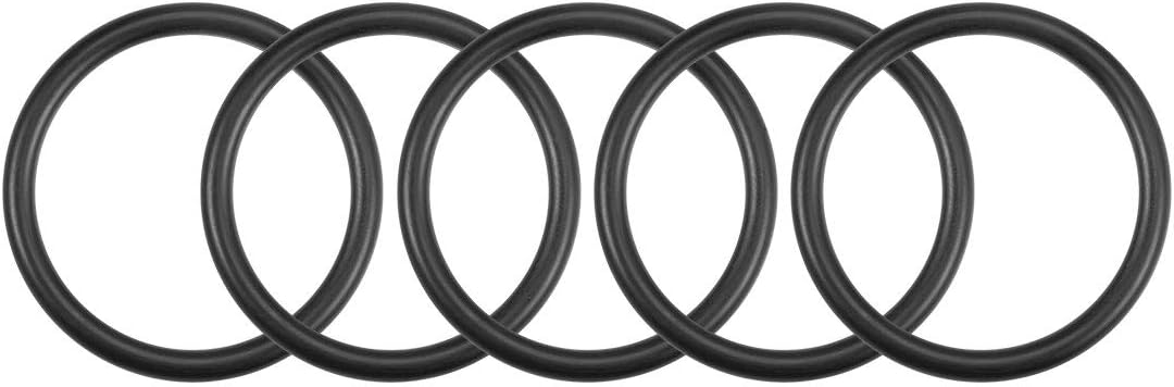 Nitrile Rubber O-Rings 46mm OD 38mm ID 4mm Width, Metric Nitrile Rubber Sealing Gasket, Pack of 5