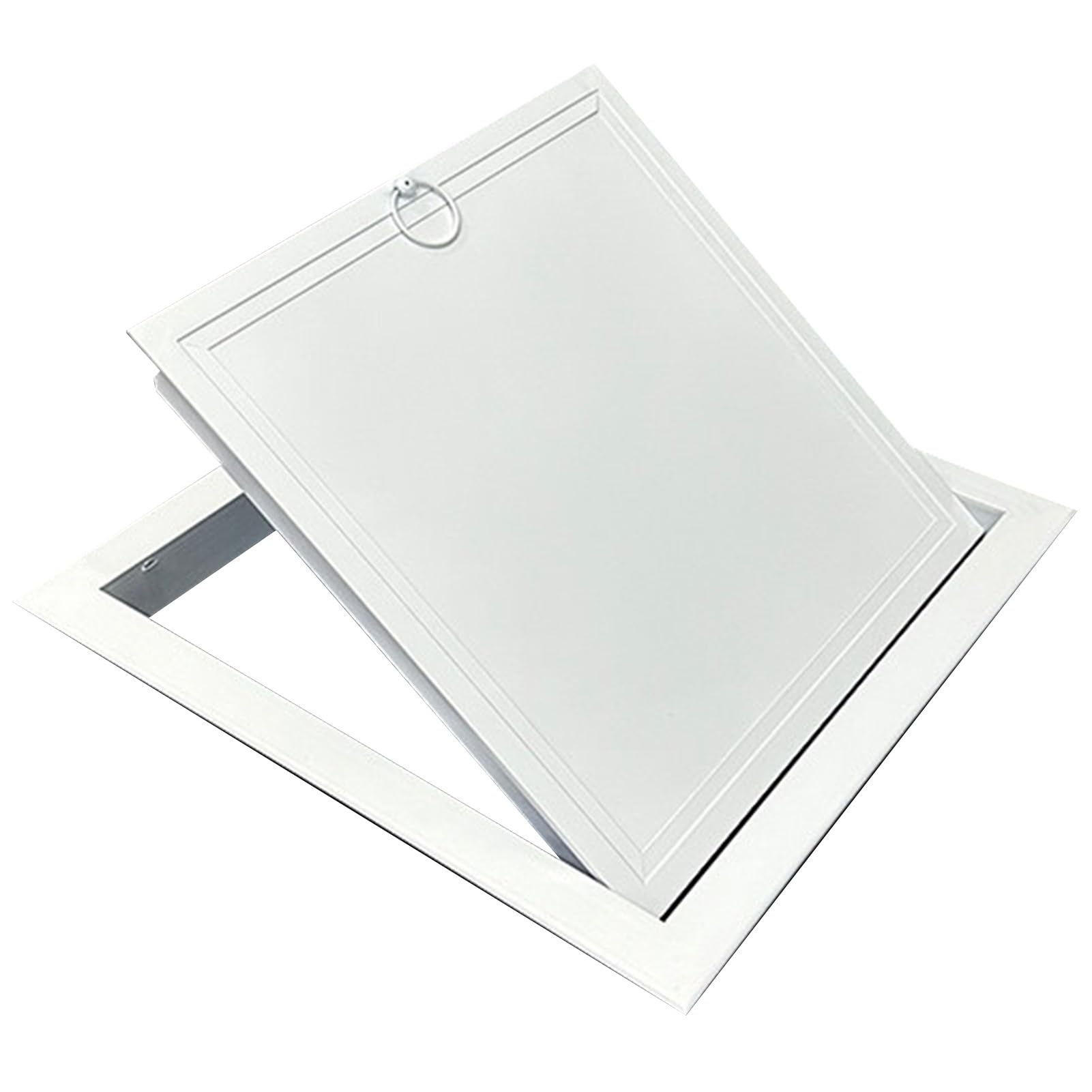 Lonmrrton One Color Aluminum Access Panel, 24X20/28X28/36X48inch Wall Inspection Door Hatch For Wiring And Cables, Fuse Box Cover Cabinet, Flush Fit With Ring Handle(20X32in/51X81cm)