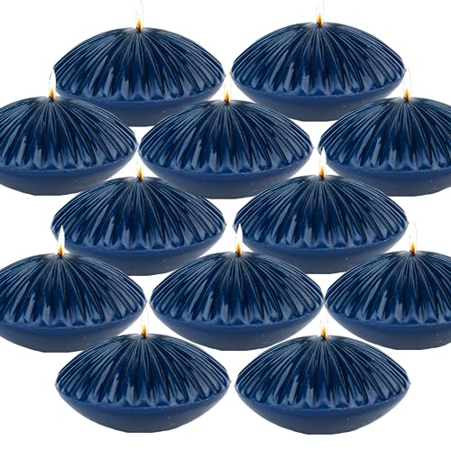 LPUSA 10 Hour Navy Floating Candles Large 3
