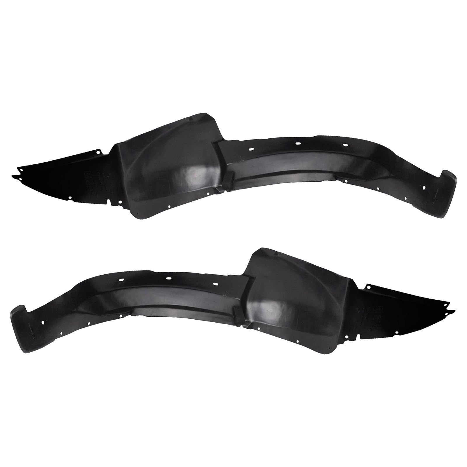 TRQ Front Inner Fender Liner Set | For 2005-2010 Chevrolet Cobalt 2007-2009 Pontiac G5 GM1250120 GM1251120