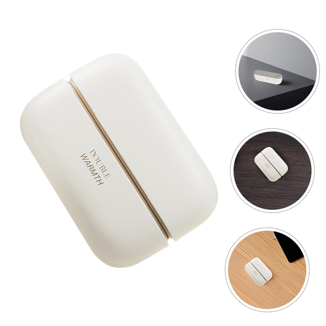 VALICLUD Chauffe-Mains Magnétique Portable Chaleur Rapide par USB pour Voyages Chasse et Plein Air