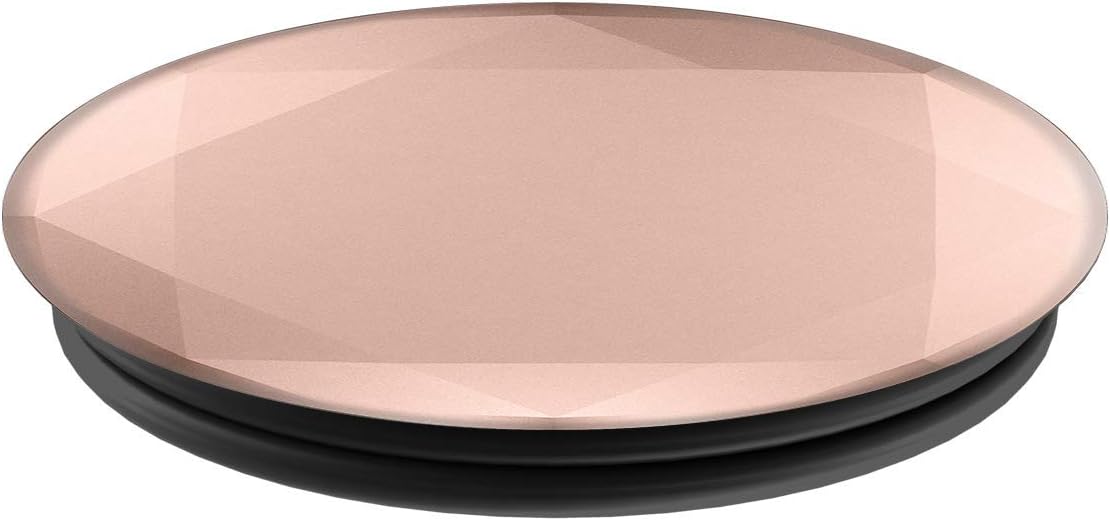 PopSockets: Collapsible Grip & Stand for Phones and Tablets - Rose Gold Metallic Diamond BK