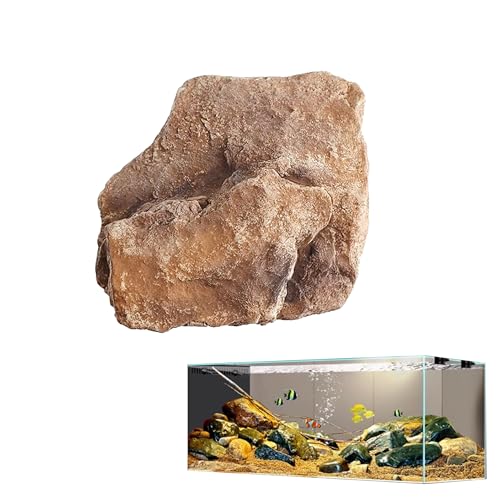 Faux Rocher Paysager En Mousse 35x27x22 Cm - Couverture Roche Artificielle Réaliste Pour Jardin