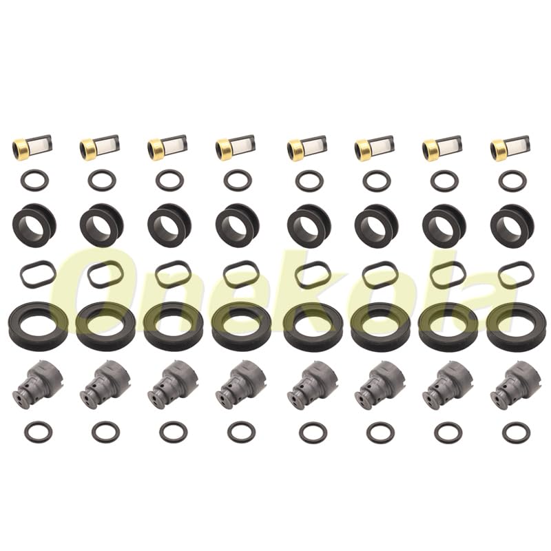 Fuel Injector Seal O-Ring Kit Seals Filters for Lexus GS430 LS430 LS430 4.3L Engine 2002-2007 23250-50030 - (Color: 20 Piece Set)